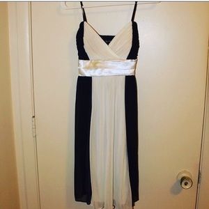 Black & White Chiffon Dress
